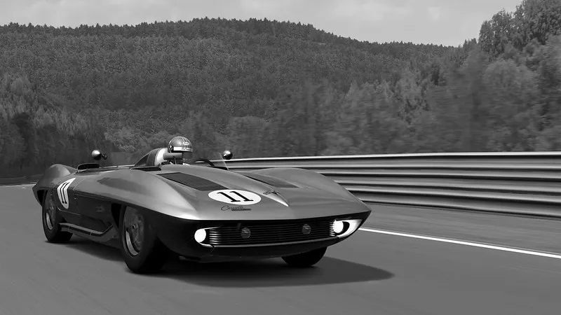 La magnifique Corvette Stingray Racer La magnifique Corvette Stringray Racer xp 87 1959 4 La-magnifique-Corvette-Stringray-Racer-xp-87-1959-4