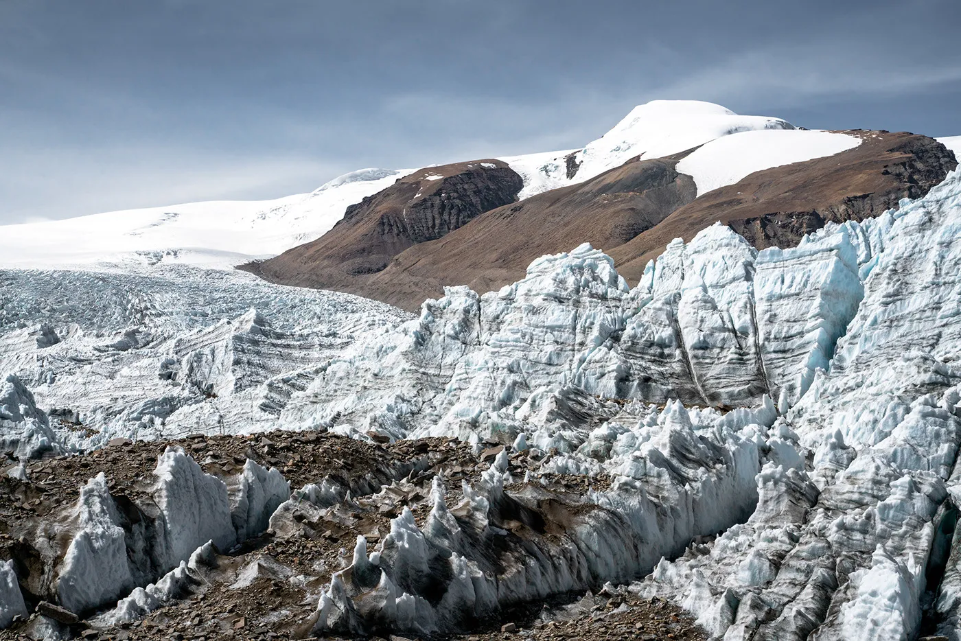 Le glacier 40 ou glacier Tsogyal Le glacier 40 ou glacier Tsogyal tibet boutan 9 Le-glacier-40-ou-glacier-Tsogyal-tibet-boutan-9