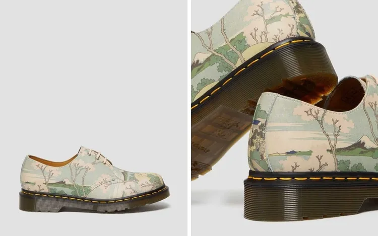 Une magnifique collection Doc Martens Hokusai Une magnifique collection Doc Martens Hokusai 1461 trente six vues du mont fudji 1 Une-magnifique-collection-Doc-Martens-Hokusai-1461-trente-six-vues-du-mont-fudji-1