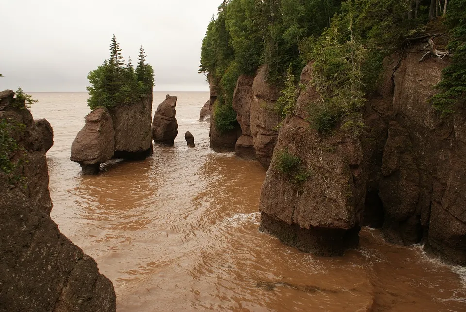 La baie de Fundy et la plus grande marée du monde la baie de fundy et la plus grande maree du monde hopewell rock 2 la-baie-de-fundy-et-la-plus-grande-maree-du-monde-hopewell-rock-2