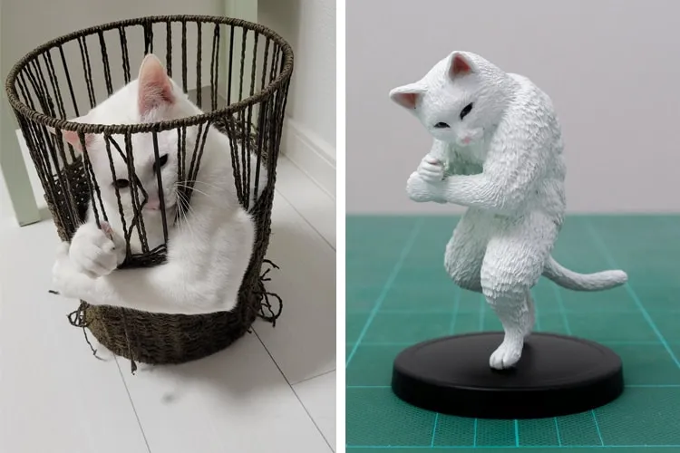 Des mèmes internet en sculptures memes internet en sculptures meme chat 3 memes-internet-en-sculptures-meme-chat-3