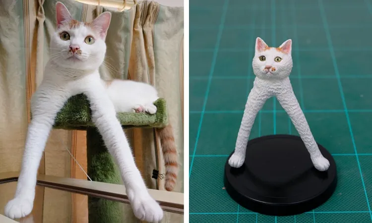 Des mèmes internet en sculptures memes internet en sculptures meme chat 4 memes-internet-en-sculptures-meme-chat-4