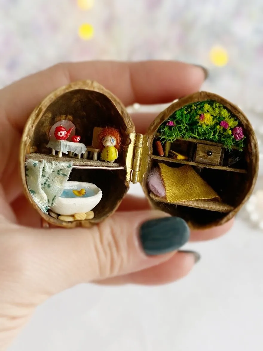 Des dioramas dans des coquilles de noix Des dioramas dans des coquilles de noix 6 Des-dioramas-dans-des-coquilles-de-noix-6