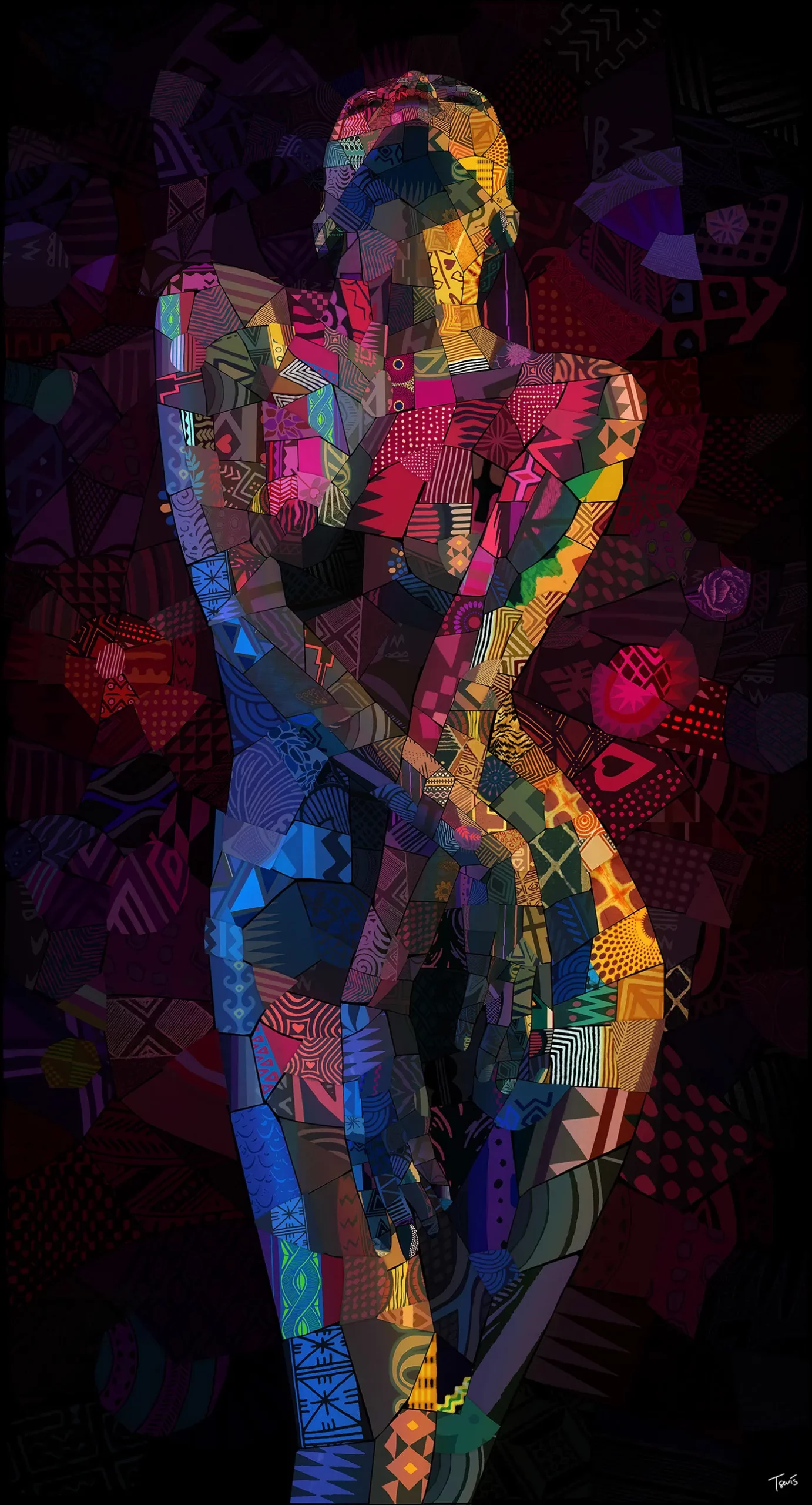 Des portraits de femmes africaines en mosaïque des portraits de femmes africaines en mosaique 7 scaled des-portraits-de-femmes-africaines-en-mosaique-7