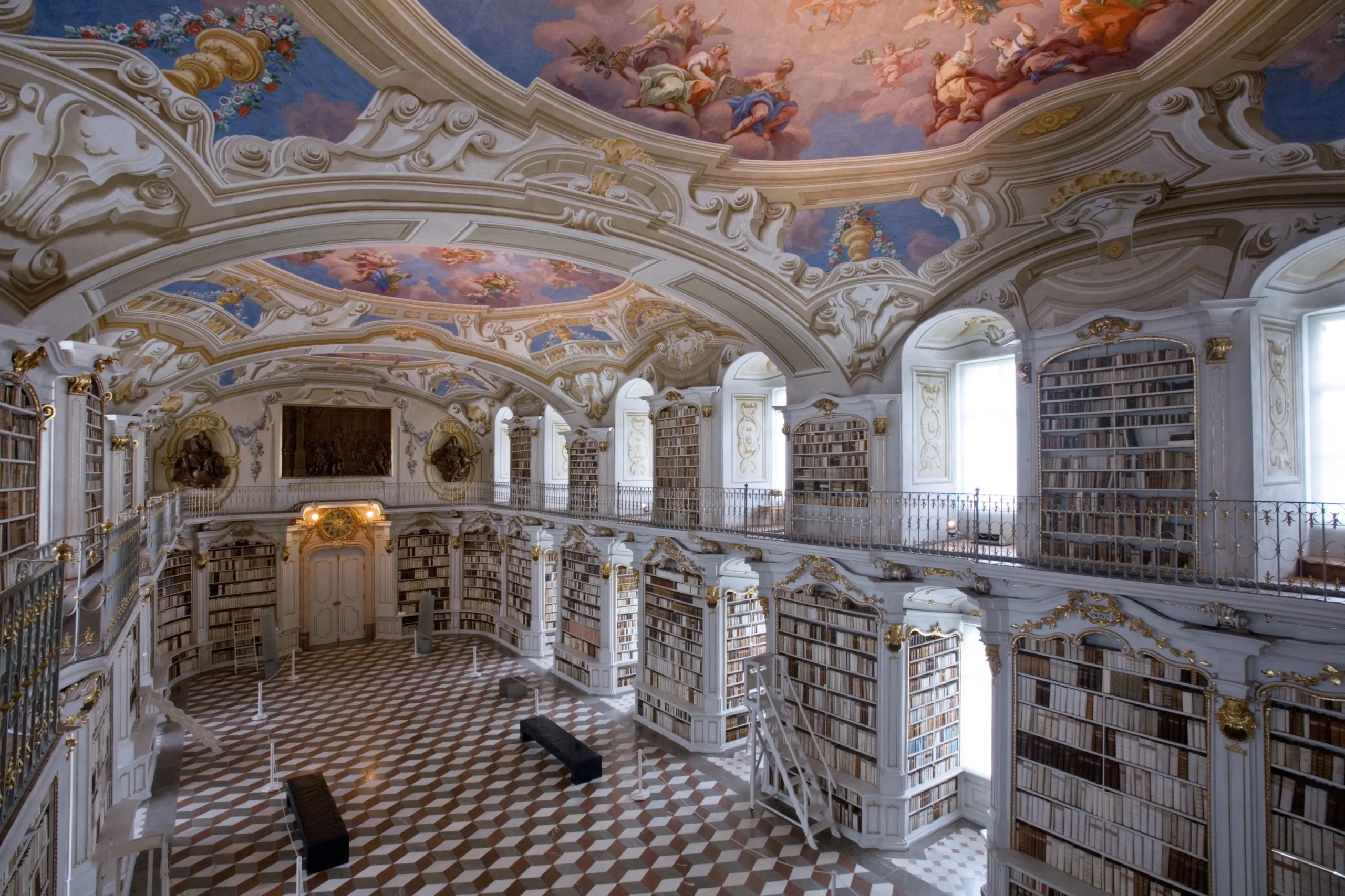 La somptueuse bibliothèque de l'abbaye d'Admont la somptueuse bibliotheque de labbaye d admont 6 scaled la-somptueuse-bibliotheque-de-labbaye-d-admont-6-
