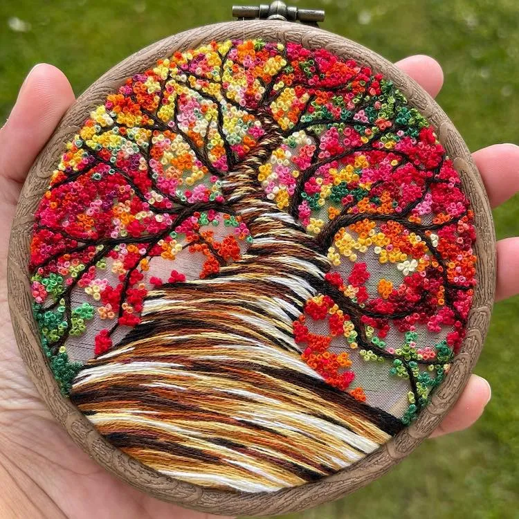 Des scènes naturelles en broderies de fils et de perles des scenes naturelles en broderies de fils et de perles 8 des-scenes-naturelles-en-broderies-de-fils-et-de-perles-8