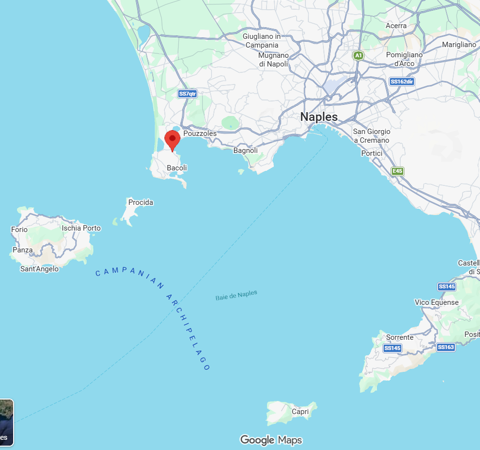 thermes baia italie maps thermes baia italie maps