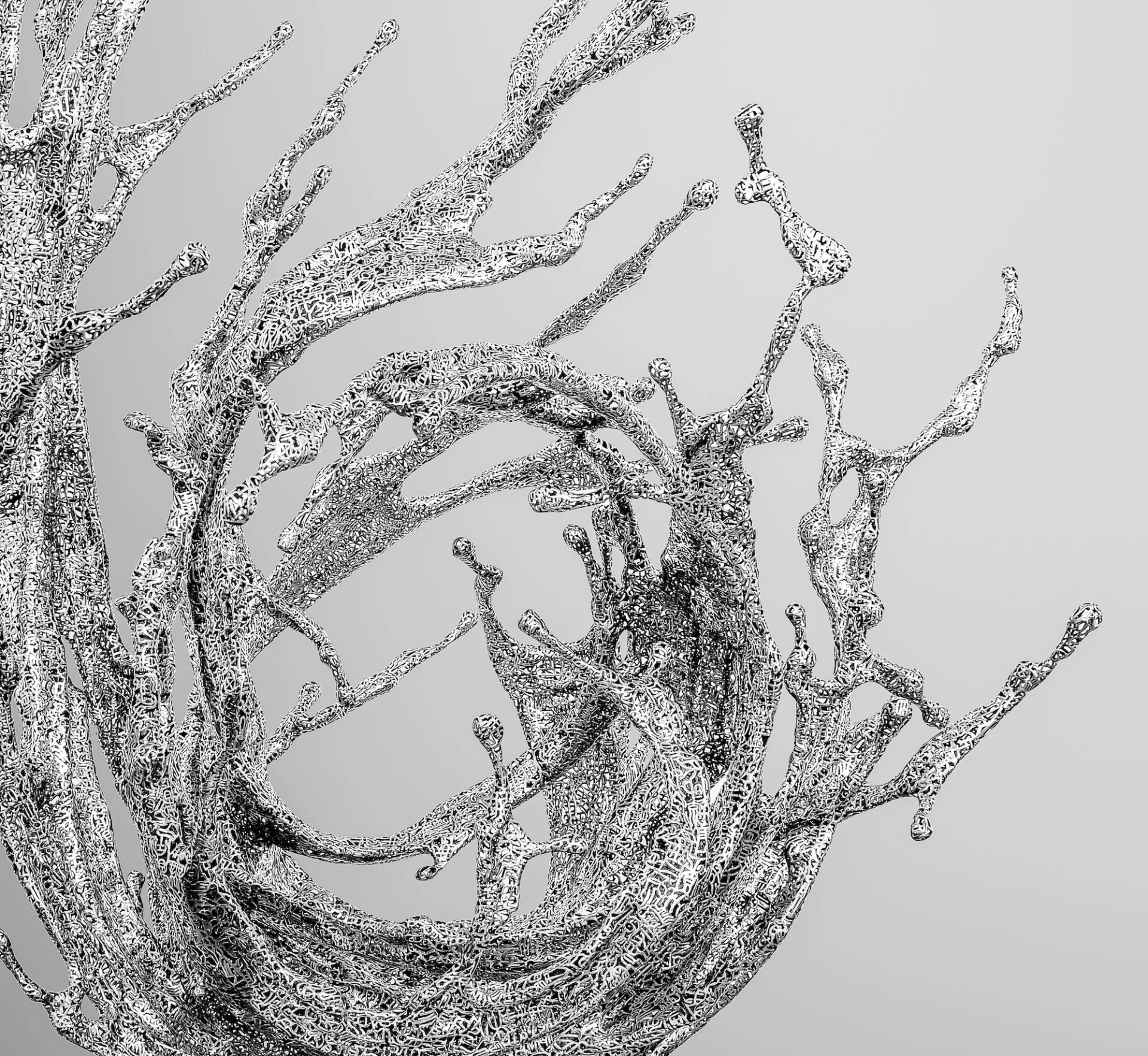 Des sculptures d'éclaboussures par Zheng Lu Des sculptures d eclaboussures par Zheng Lu 4 Des-sculptures-d-eclaboussures-par-Zheng-Lu-4