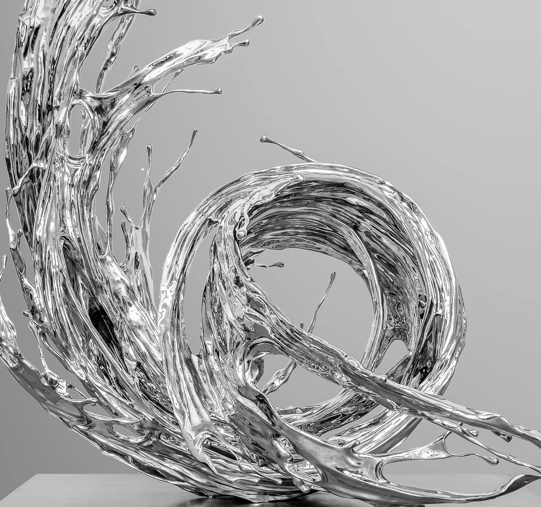 Des sculptures d'éclaboussures par Zheng Lu Des sculptures d eclaboussures par Zheng Lu 9 Des-sculptures-d-eclaboussures-par-Zheng-Lu-9