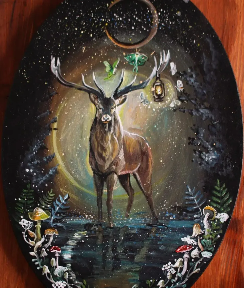 Des miroirs peints et autres objets à la décoration fantastique des miroirs peints et autres objets a la decoration fantastique 13 des-miroirs-peints-et-autres-objets-a-la-decoration-fantastique-13