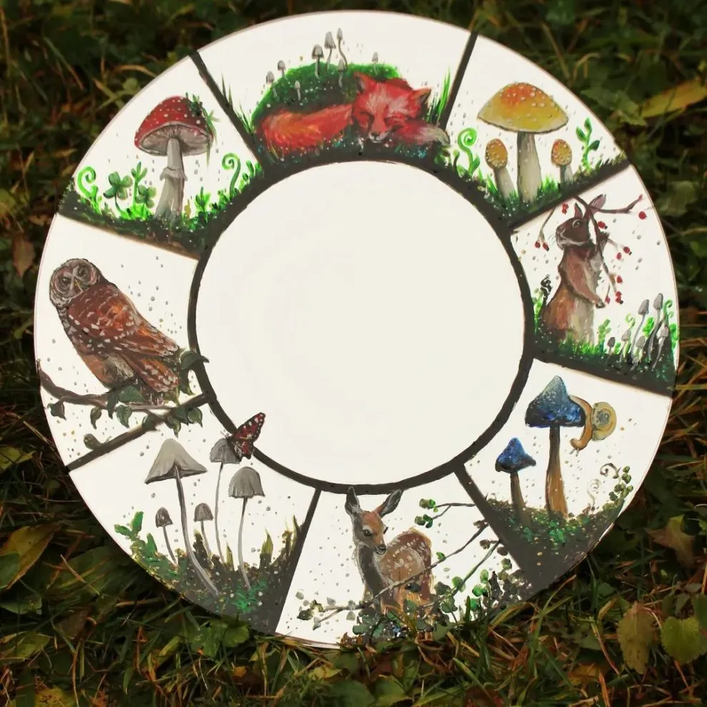 Des miroirs peints et autres objets à la décoration fantastique des miroirs peints et autres objets a la decoration fantastique 2 des-miroirs-peints-et-autres-objets-a-la-decoration-fantastique-2