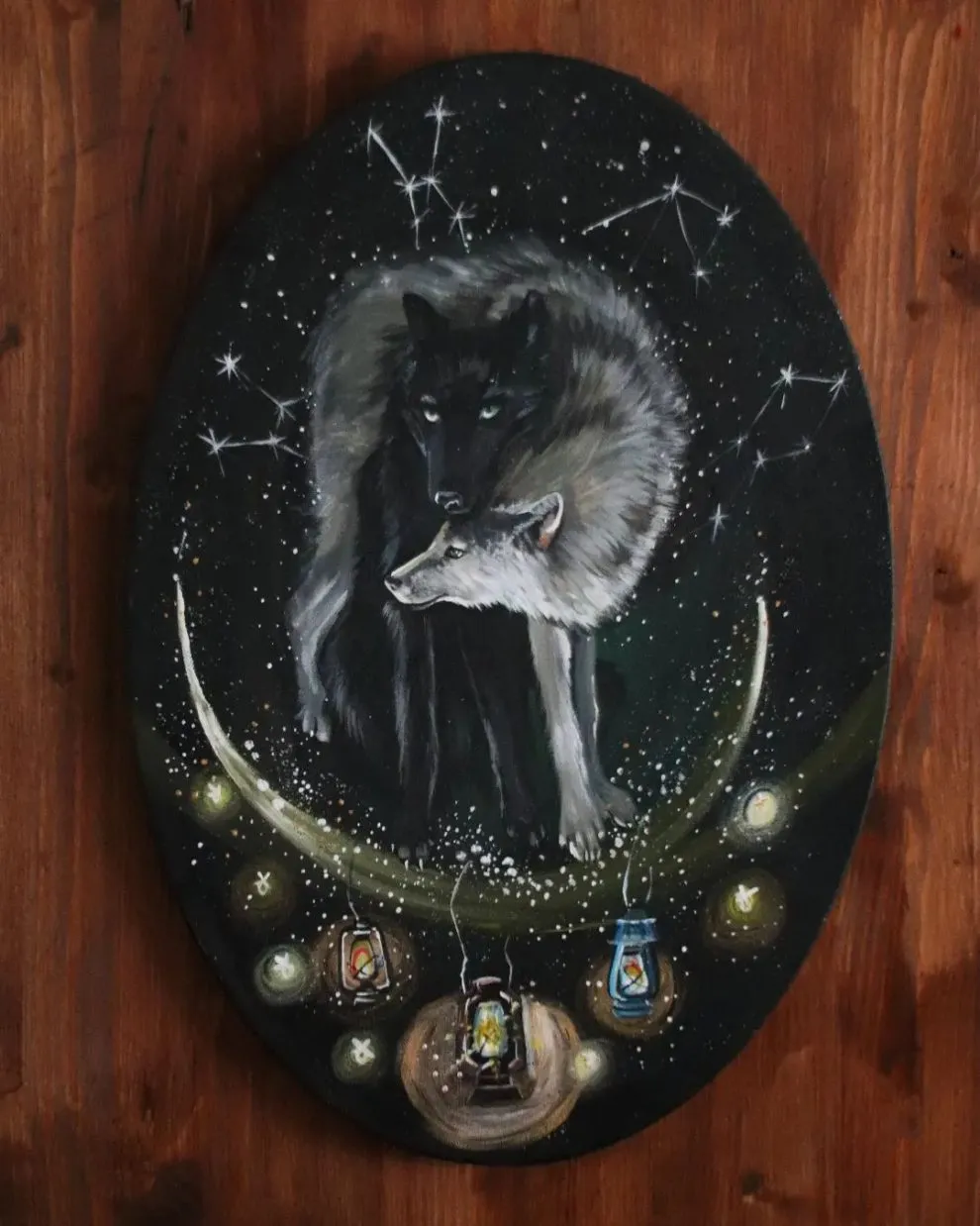 Des miroirs peints et autres objets à la décoration fantastique des miroirs peints et autres objets a la decoration fantastique 22 des-miroirs-peints-et-autres-objets-a-la-decoration-fantastique-22