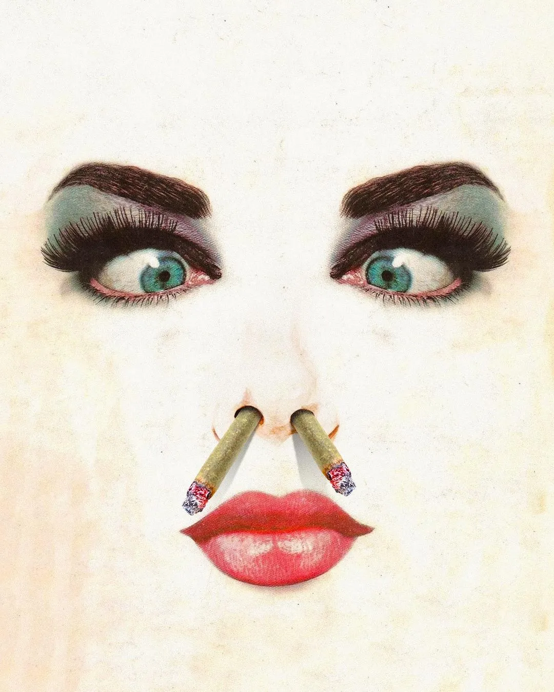 Les collages rétro provocants de Figaro Many les collages retro provocants de figaro many 14 les-collages-retro-provocants-de-figaro-many-14