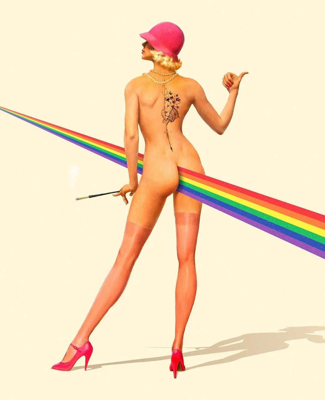 Les collages rétro provocants de Figaro Many les collages retro provocants de figaro many 17 les-collages-retro-provocants-de-figaro-many-17