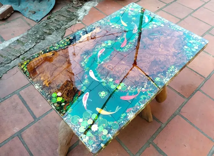 De splendides tables comme des étangs à carpe Koi de splendides tables comme des etangs a carpe koi 11 de-splendides-tables-comme-des-etangs-a-carpe-koi-11