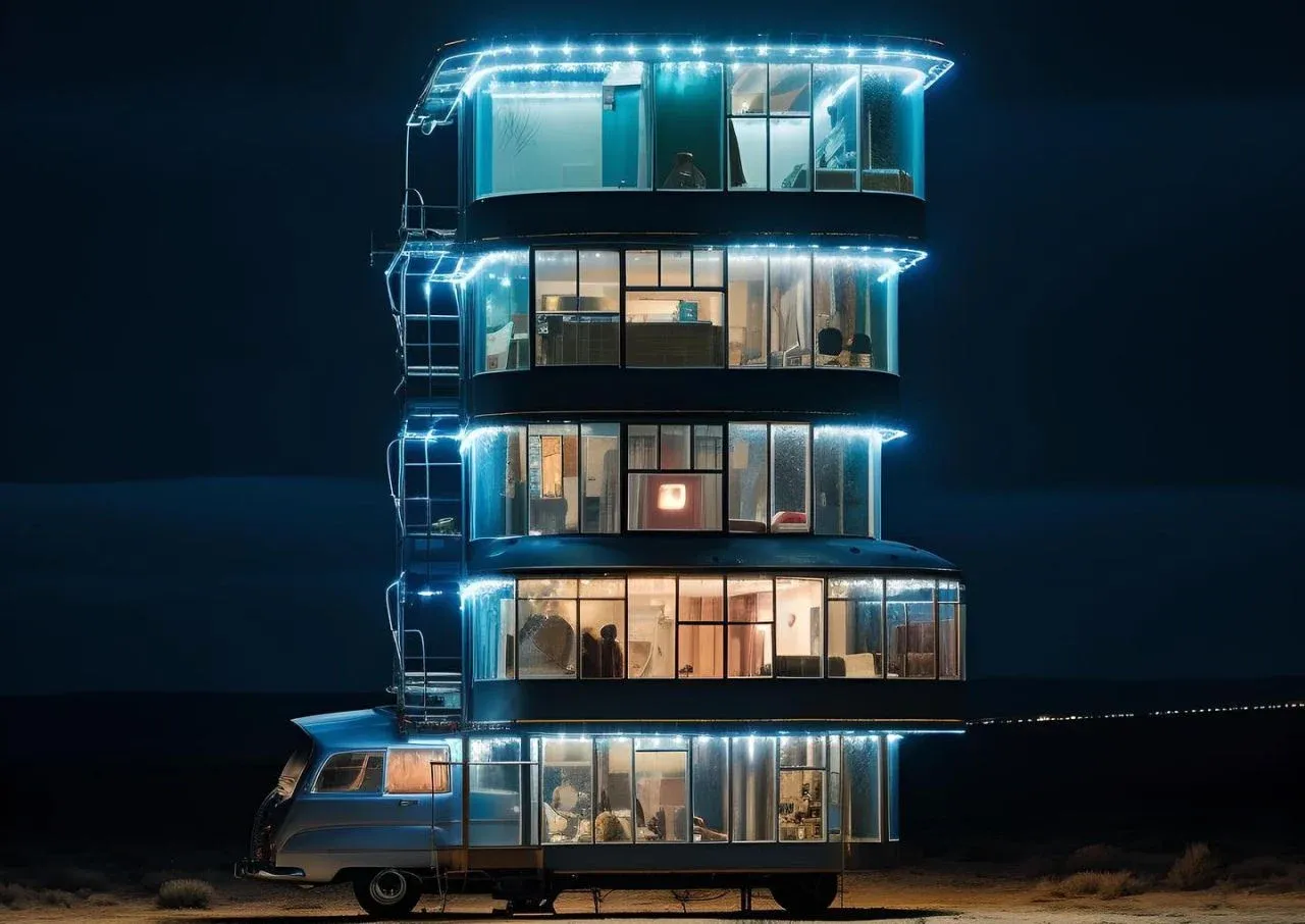 Des camping cars à étages comme des immeubles des camping cars a etages comme des immeubles 6 des-camping-cars-a-etages-comme-des-immeubles-6