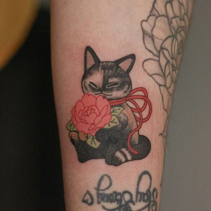Les tatouages rigolos de chats de Jojo les tatouages rigolos de chats de jojo 10 les-tatouages-rigolos-de-chats-de-jojo-10