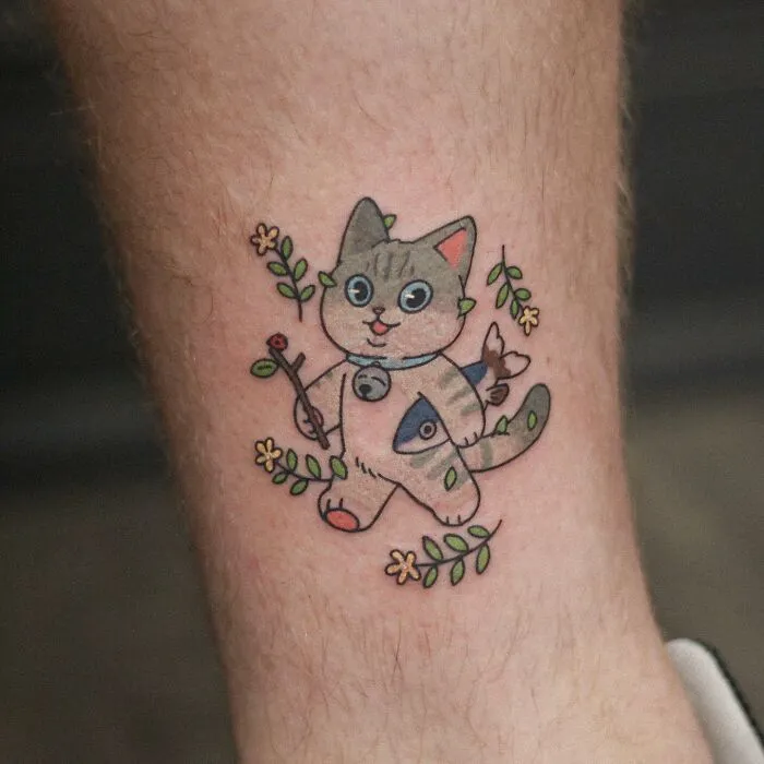 Les tatouages rigolos de chats de Jojo les tatouages rigolos de chats de jojo 17 les-tatouages-rigolos-de-chats-de-jojo-17