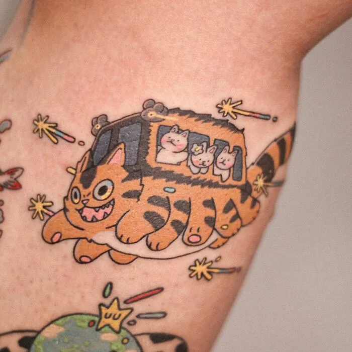 Les tatouages rigolos de chats de Jojo les tatouages rigolos de chats de jojo 19 les-tatouages-rigolos-de-chats-de-jojo-19