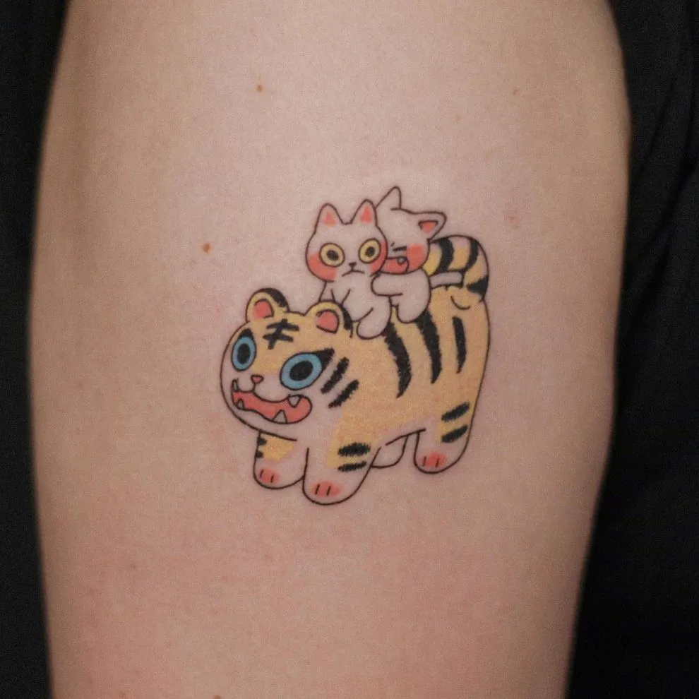 Les tatouages rigolos de chats de Jojo les tatouages rigolos de chats de jojo 4 les-tatouages-rigolos-de-chats-de-jojo-4
