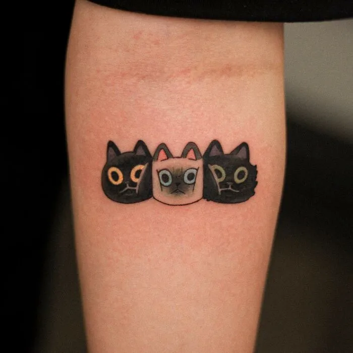 Les tatouages rigolos de chats de Jojo les tatouages rigolos de chats de jojo 6 les-tatouages-rigolos-de-chats-de-jojo-6
