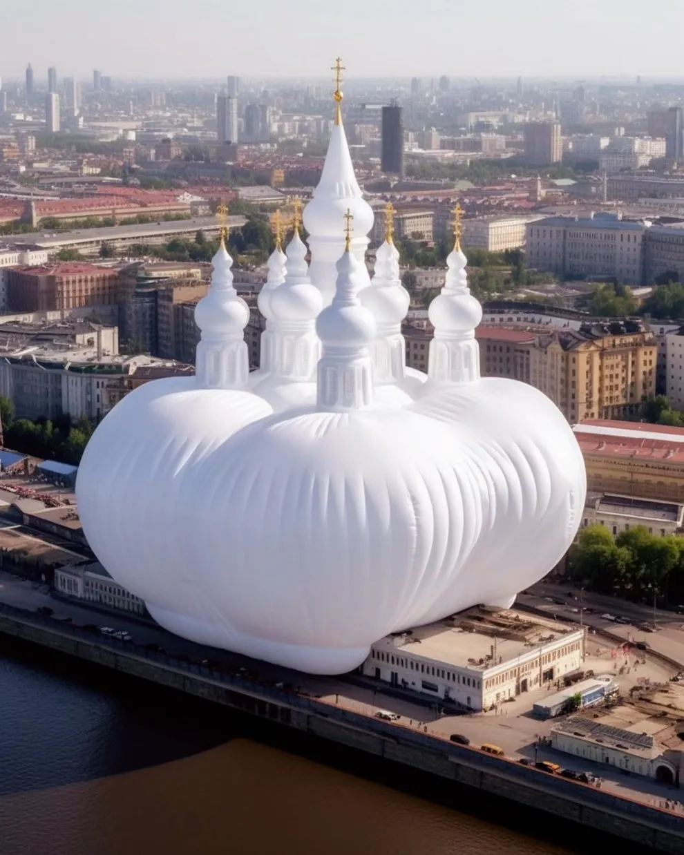 De la tour Eiffel au Taj Majal, les monuments gonflables imaginés via IA des monuments gonflables par ia 10 cathedrale basile le bien des-monuments-gonflables-par-ia-10-cathedrale-basile-le-bien-heureux