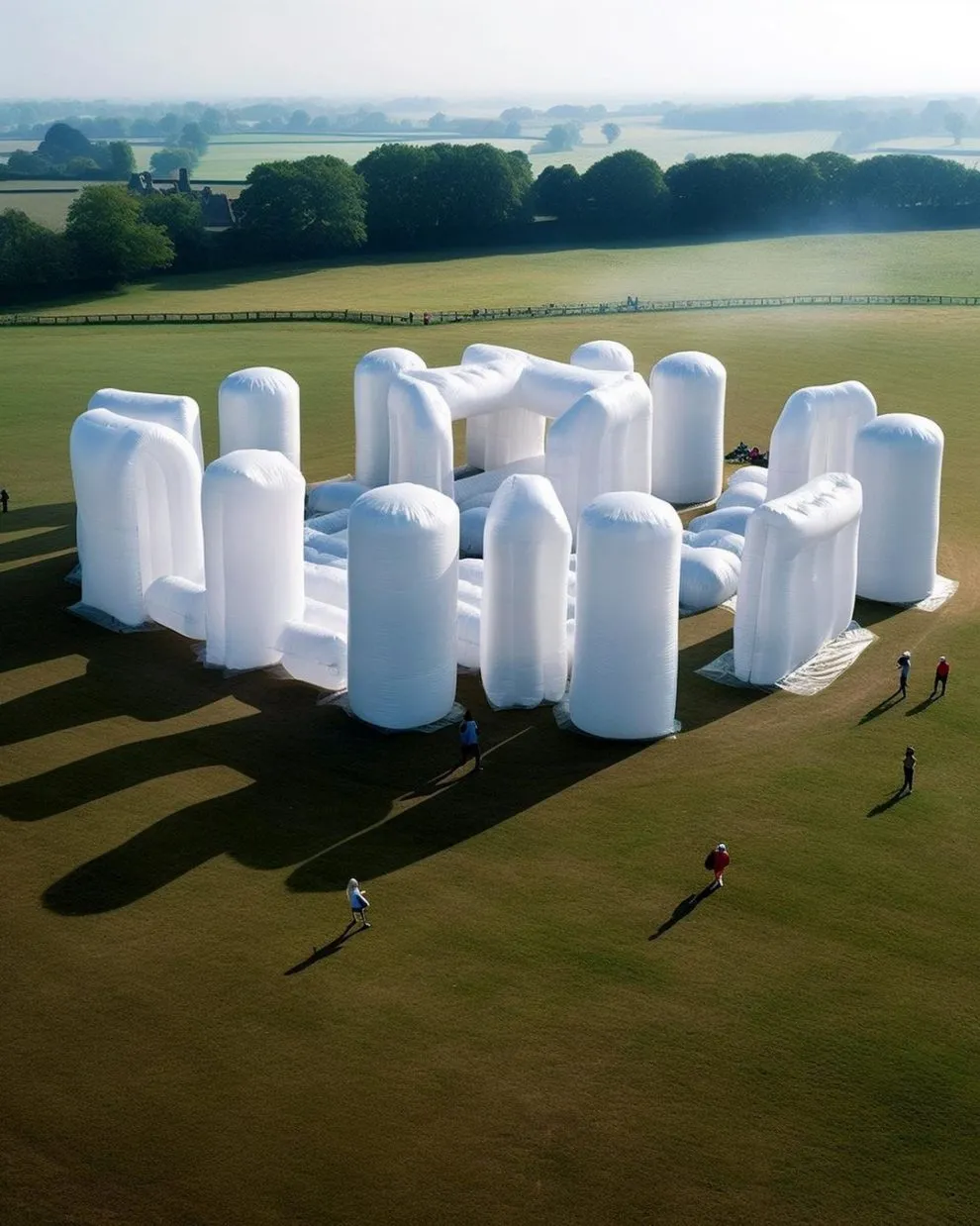 De la tour Eiffel au Taj Majal, les monuments gonflables imaginés via IA des monuments gonflables par ia 3 stone henge des-monuments-gonflables-par-ia-3-stone-henge.