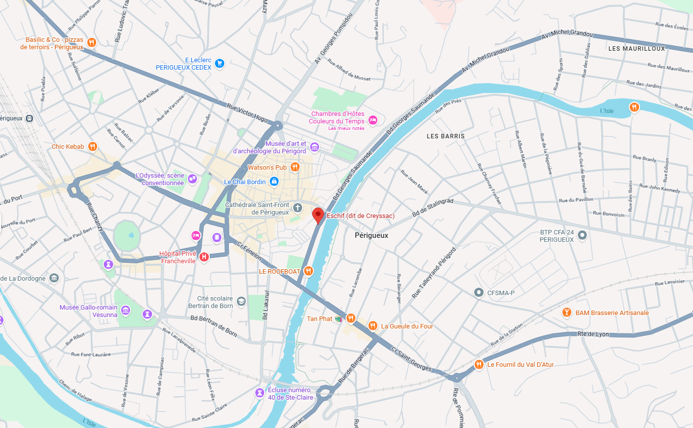 l eschif de creyssac ou vieux moulin de perigueux maps l eschif de creyssac ou vieux moulin de perigueux maps