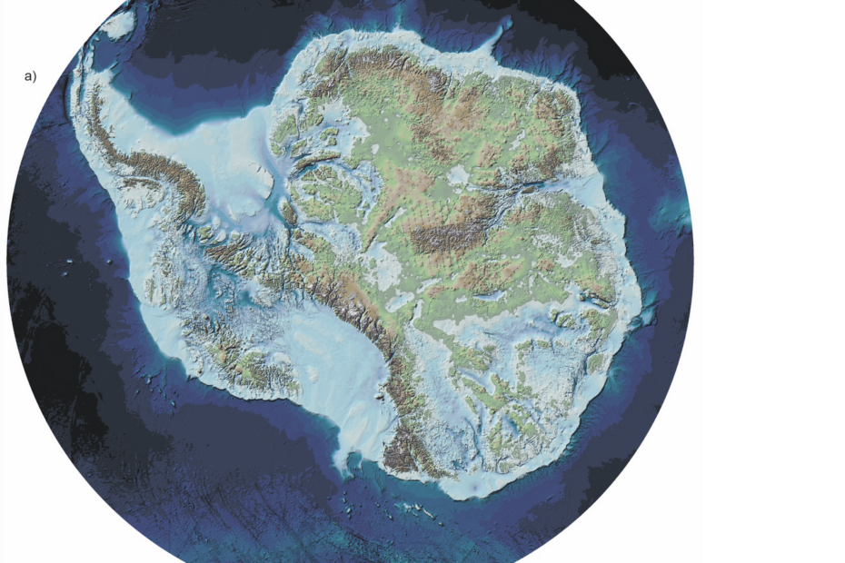 Bedmap3 : la carte du relief de l’Antarctique sous la glace bedmap3 relief antarctique sous glace Carte Bedmap3 du relief de l’Antarctique sous la glace
