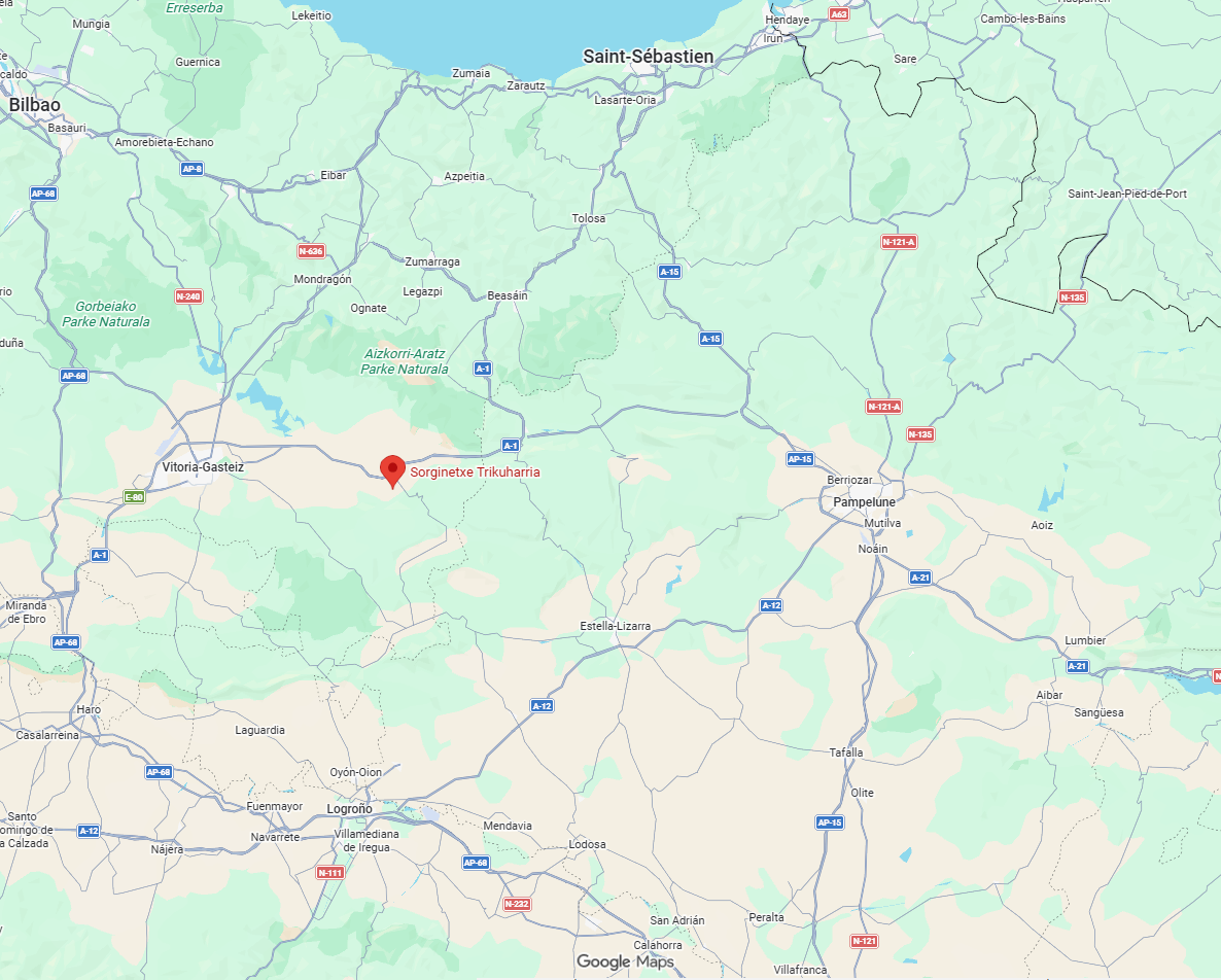 dolmen de sorginetxe la maison de sorciere basque espagne maps dolmen de sorginetxe la maison de sorciere basque espagne maps