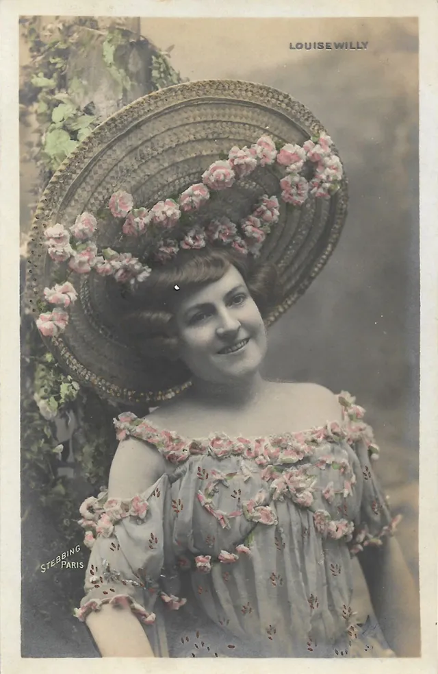 Le Coucher de la Mariée, un vieux film érotique français de 1896 le coucher de la mariee le plus vieux film erotique francais video louise willy 4 Carte postale de Louise Willy, actrice du coucher de la mariée 1