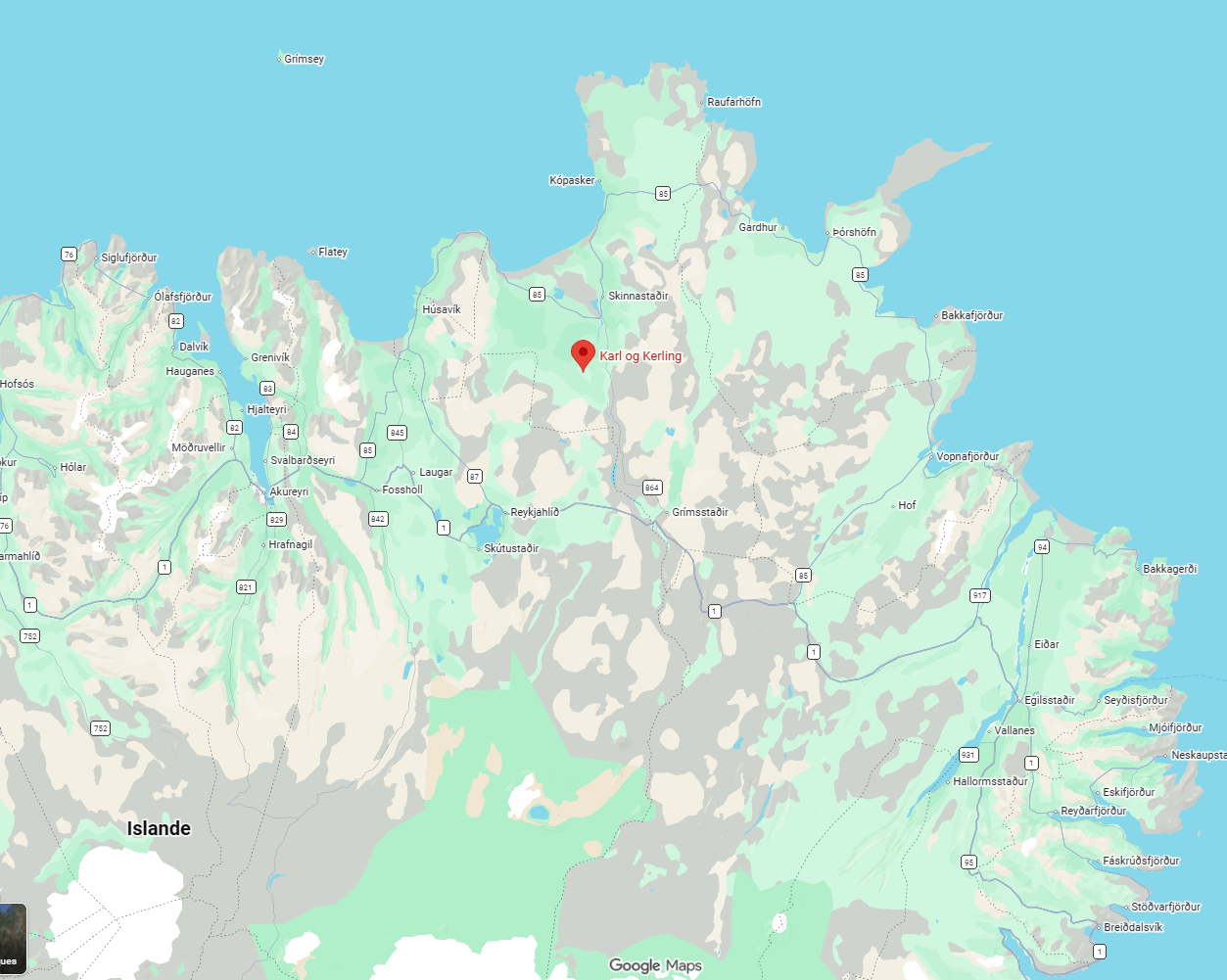 les trolls petrifies karl og kerling islande maps les trolls petrifies karl og kerling islande maps