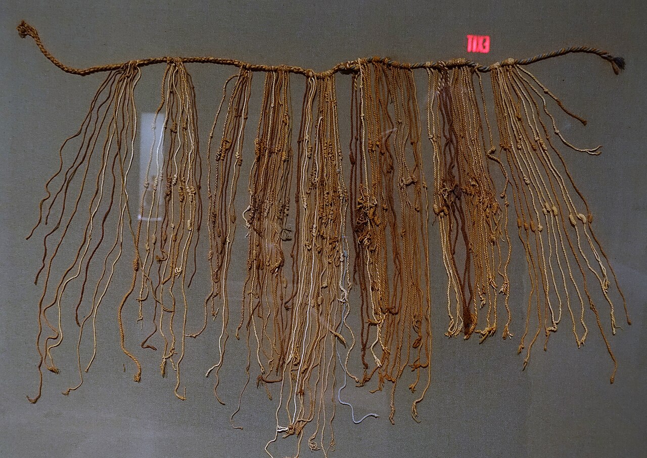 quipu inca cordelettes nouees perou quipu inca cordelettes nouees perou