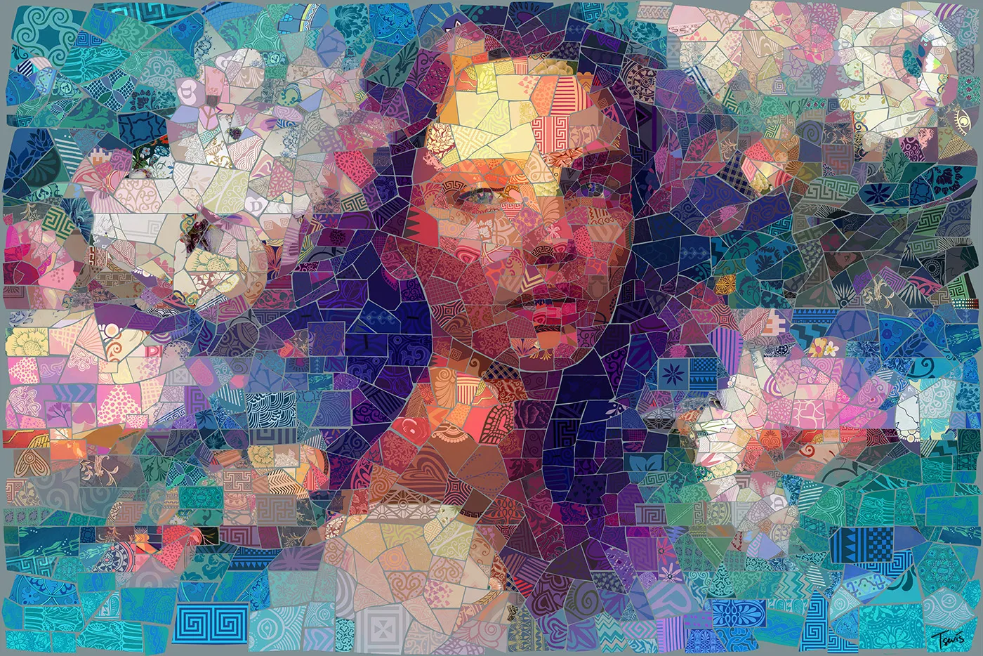 Chroma Grace: des portraits de femmes en mosaïques chroma grace des portraits de femmes en mosaiques 3 chroma-grace-des-portraits-de-femmes-en-mosaiques-3