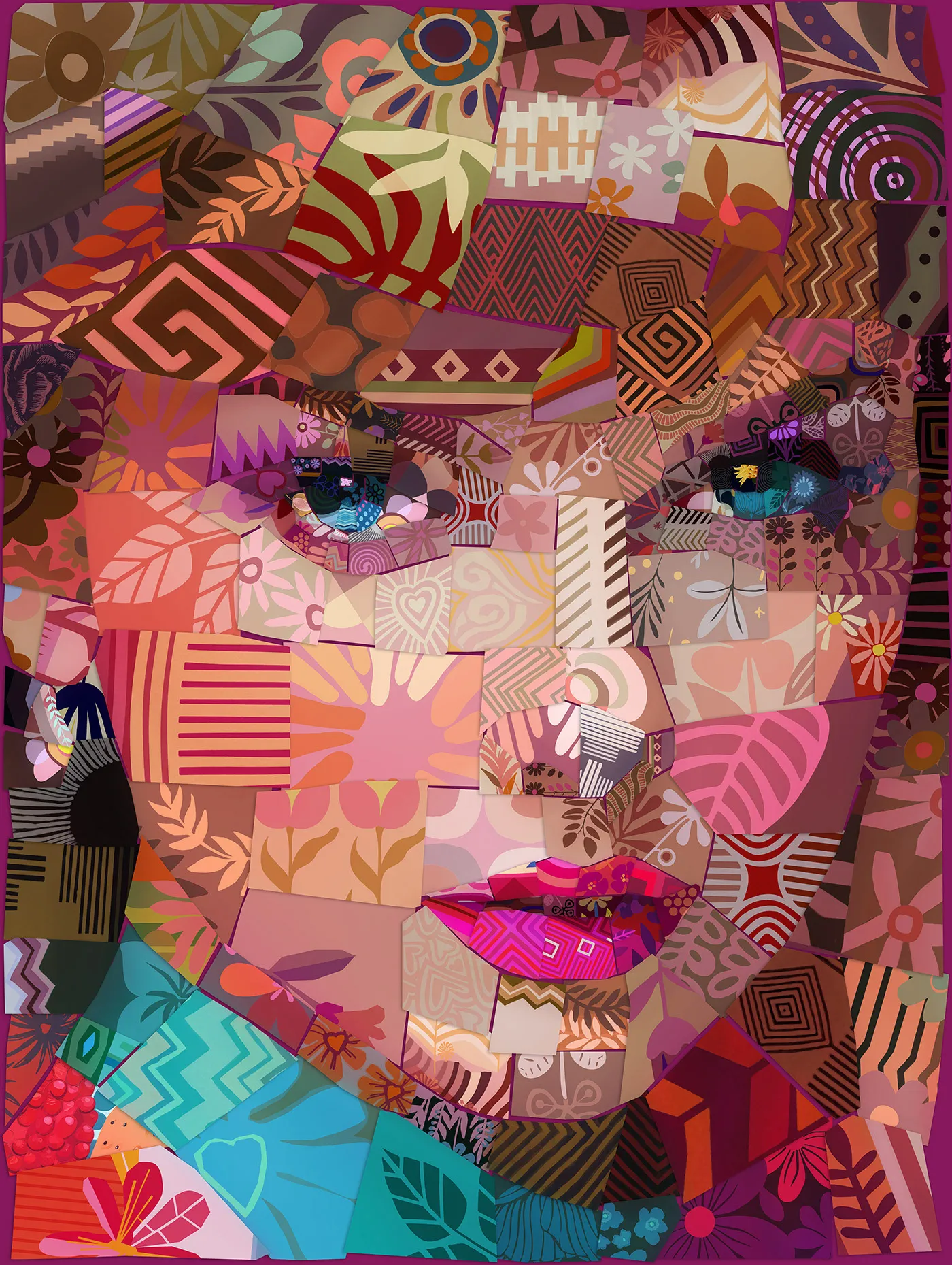 Chroma Grace: des portraits de femmes en mosaïques chroma grace des portraits de femmes en mosaiques 4 chroma-grace-des-portraits-de-femmes-en-mosaiques-4