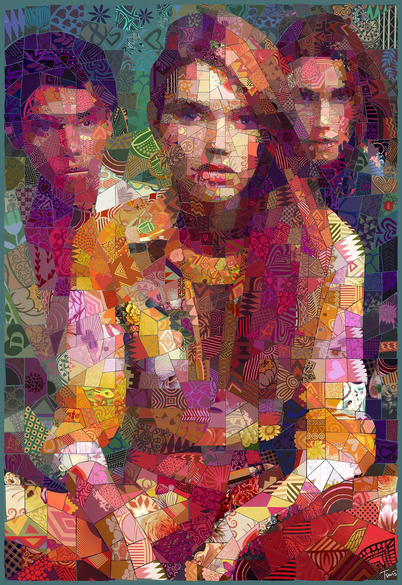 Chroma Grace: des portraits de femmes en mosaïques chroma grace des portraits de femmes en mosaiques 7 chroma-grace-des-portraits-de-femmes-en-mosaiques-7