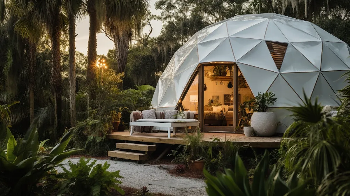Glamping de luxe dans des dômes géodésiques en Floride glamping de luxe dans des domes geodesiques en floride 9 glamping-de-luxe-dans-des-domes-geodesiques-en-floride-9