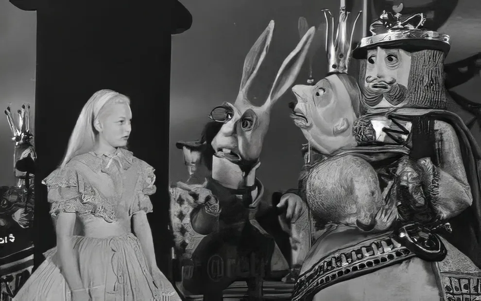 Alice au pays des merveilles version 1933, un vieux film devenu presque terrifiant la version d alice au pays des merveilles terrifiante de 1933 video 13 personnages masqués du film Alice au pays des merveilles de 1933