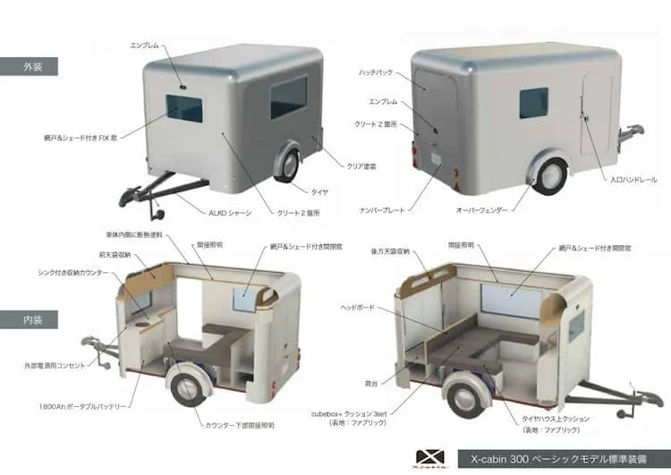 Une charmante petite caravane minimaliste par X-Cabin une charmante petite caravane minimaliste par x cabin 6 une-charmante-petite-caravane-minimaliste-par-x-cabin-6
