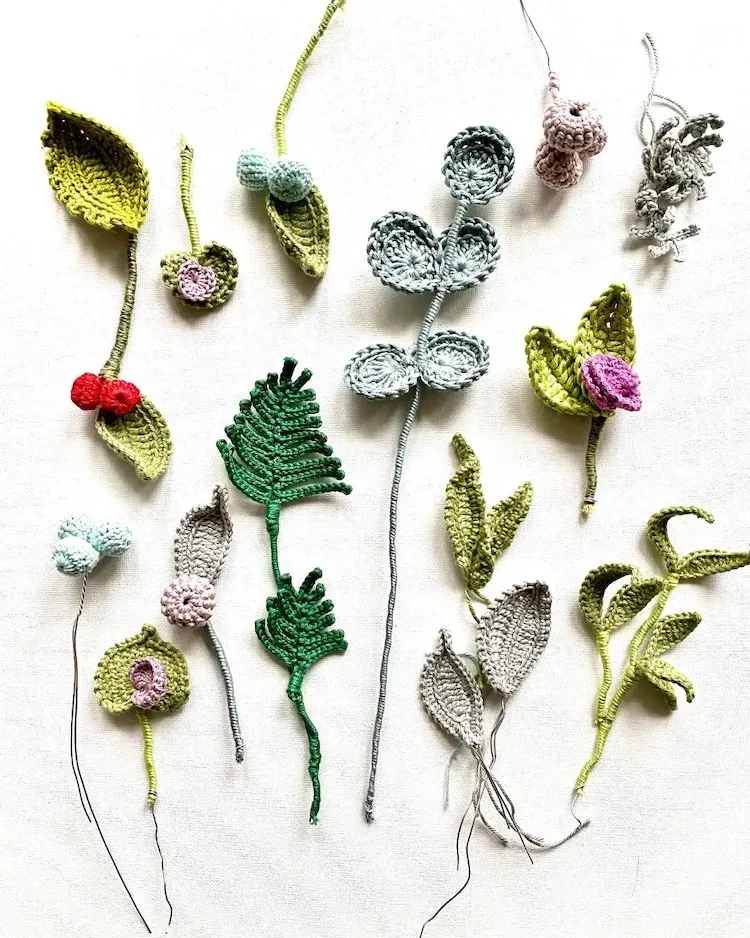 Des fleurs, des champignons et des coquillages au crochet des fleurs des champignons et des coquillages au crochet 10 des-fleurs-des-champignons-et-des-coquillages-au-crochet-10