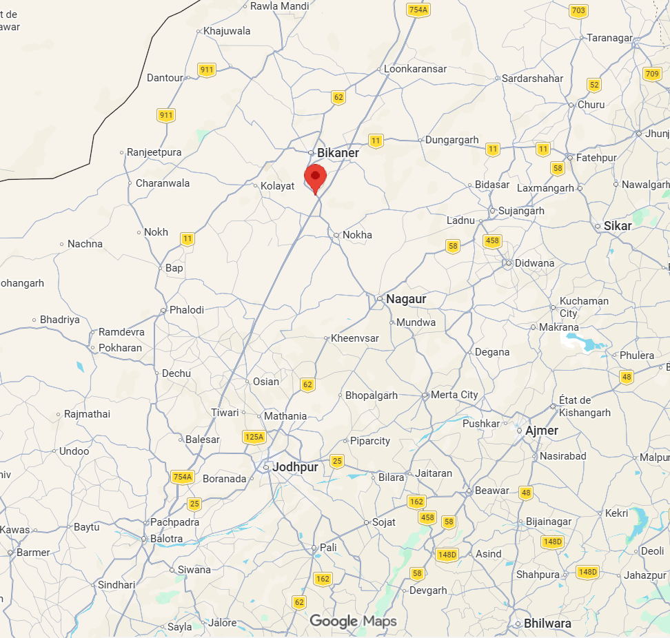 temple karni mata le temple des rats deshnoke inde maps temple karni mata le temple des rats deshnoke inde maps