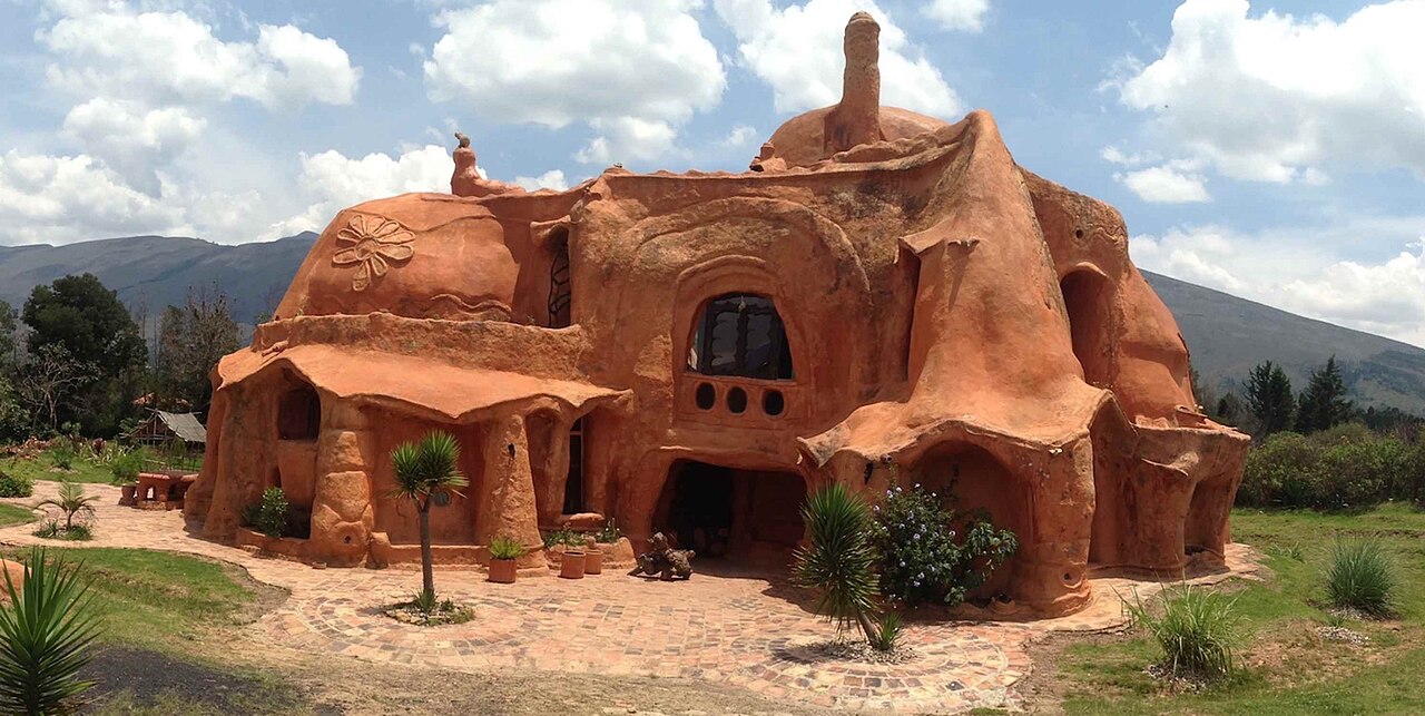 Casa Terracota, maison en argile et terre cuite à Villa de Leyva en Colombie Casa Terracota, maison en argile et terre cuite à Villa de Leyva en Colombie