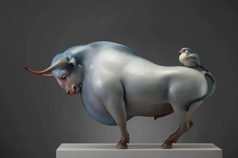 Les magnifiques sculptures d'animaux de Zhao Kai les magnifiques sculptures danimaux de zhao kai 8 taureau les-magnifiques-sculptures-danimaux-de-zhao-kai-8