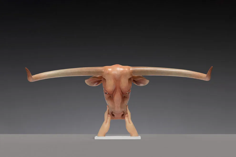 Les magnifiques sculptures d'animaux de Zhao Kai les magnifiques sculptures danimaux de zhao kai 9 taureau es-magnifiques-sculptures-danimaux-de-zhao-kai-9