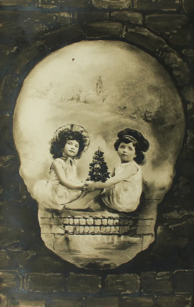 Des crânes en illusions d'optique dans des cartes postales du début du XXème siècle des cranes en illusions doptique dans des cartes postales du debut du xxeme siecle 16 des-cranes-en-illusions-doptique-dans-des-cartes-postales-du-debut-du-xxeme-siecle-16