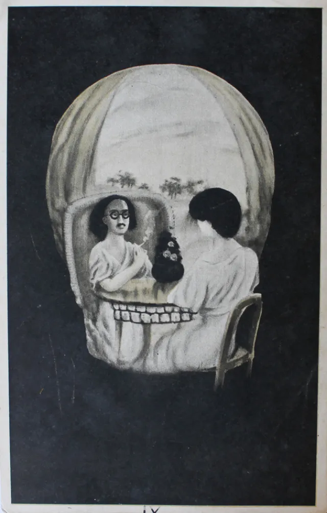 Des crânes en illusions d'optique dans des cartes postales du début du XXème siècle des cranes en illusions doptique dans des cartes postales du debut du xxeme siecle 19 des-cranes-en-illusions-doptique-dans-des-cartes-postales-du-debut-du-xxeme-siecle-19