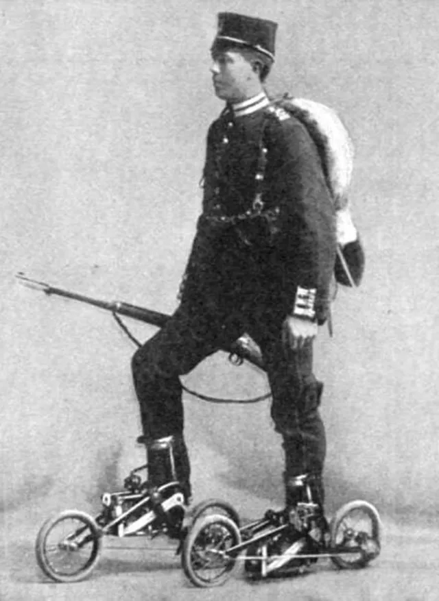 Les rollers à pédale des années 1910 les rollers a pedale des annees 1910 3 les-rollers-a-pedale-des-annees-1910-3