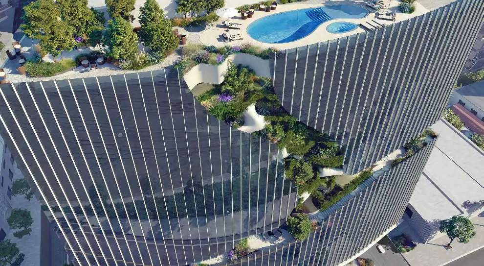 La fantastique façade de la résidence One River North de Denver la fantastique facade de la residence one river north de denver 2 la-fantastique-facade-de-la-residence-one-river-north-de-denver-2