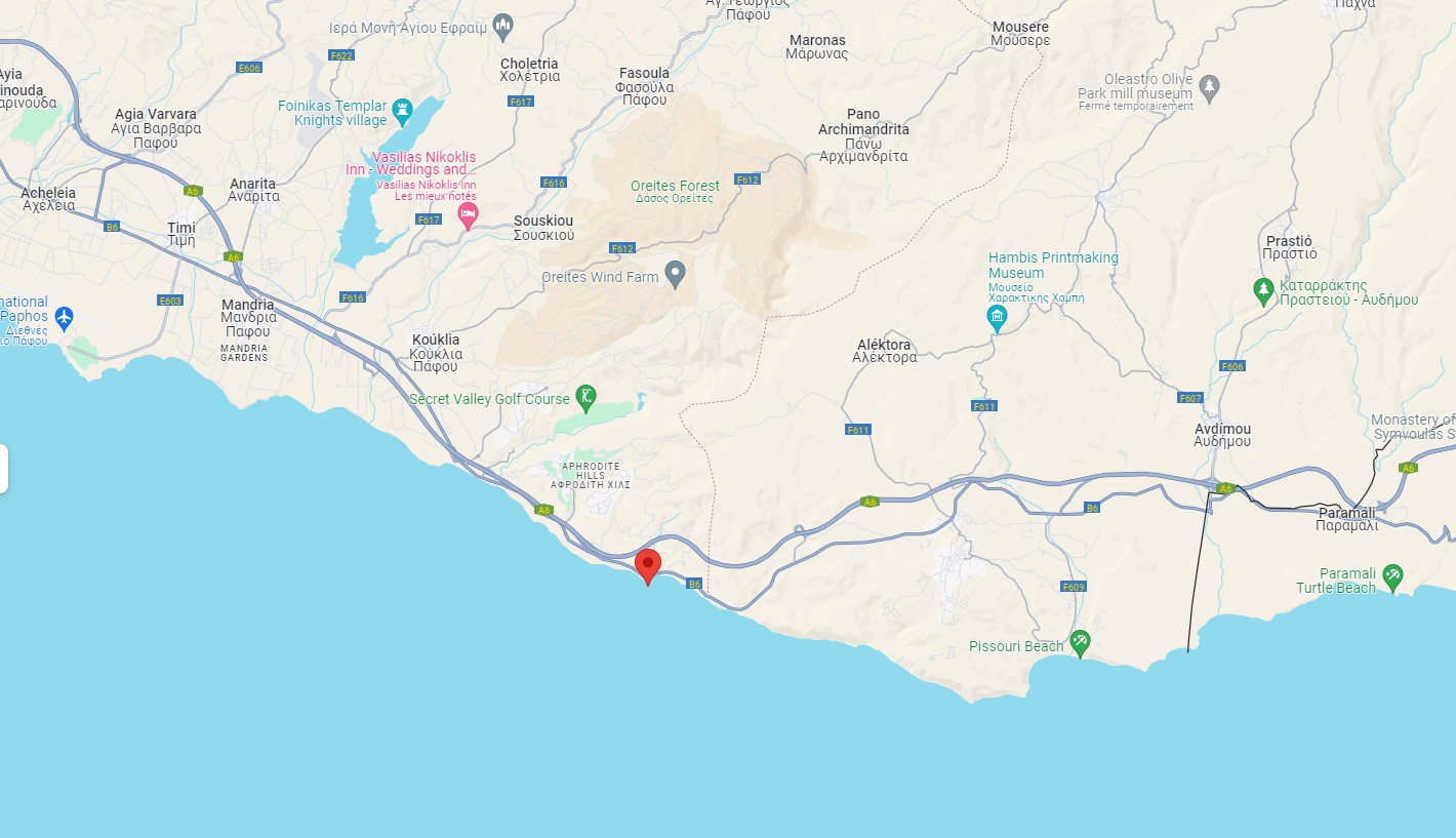 Petra tou Romiou, le rocher d'Aphrodite petra tou romiou le rocher daphrodite maps petra-tou-romiou-le-rocher-daphrodite-maps.