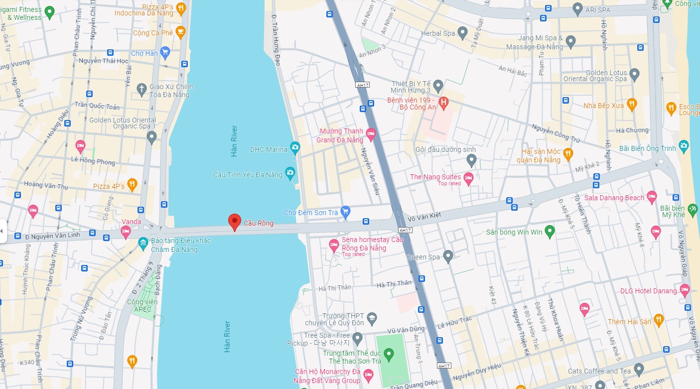 Le pont du dragon cracheur de feu de Da Nang le pont du dragon cracheur de feu de da nang vietnam maps le-pont-du-dragon-cracheur-de-feu-de-da-nang-vietnam-maps